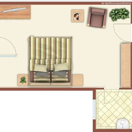 Doppelzimmer Lunch, Direkt Am Alten Strom Дом отдыха *